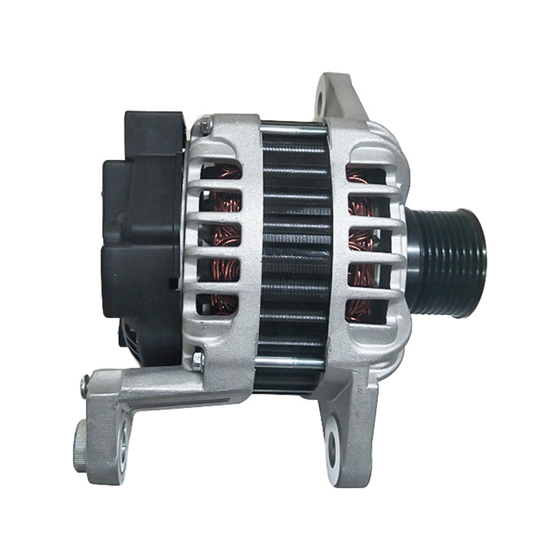 Alternador industrial 24V 90A 8PK para escavadeiras HYUNDAI R140LC9S / R210LC7 / R320LC7 - Substitui VALEO 2610987, HYUNDAI 21Q641000, MOTORHERZ ALV3333WA